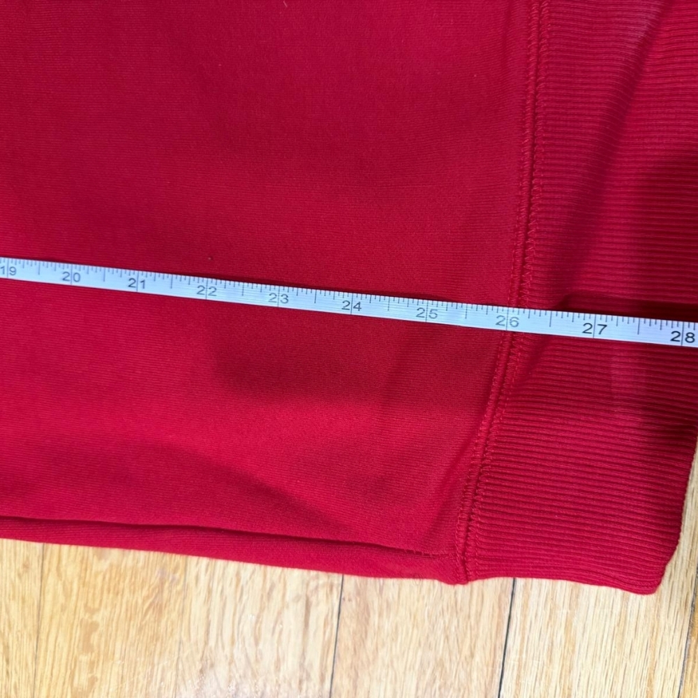 PRE-LOVED Coach Bold Red Crewneck Sweater with Black Accents (Size: XXL) - Picture 10 of 10